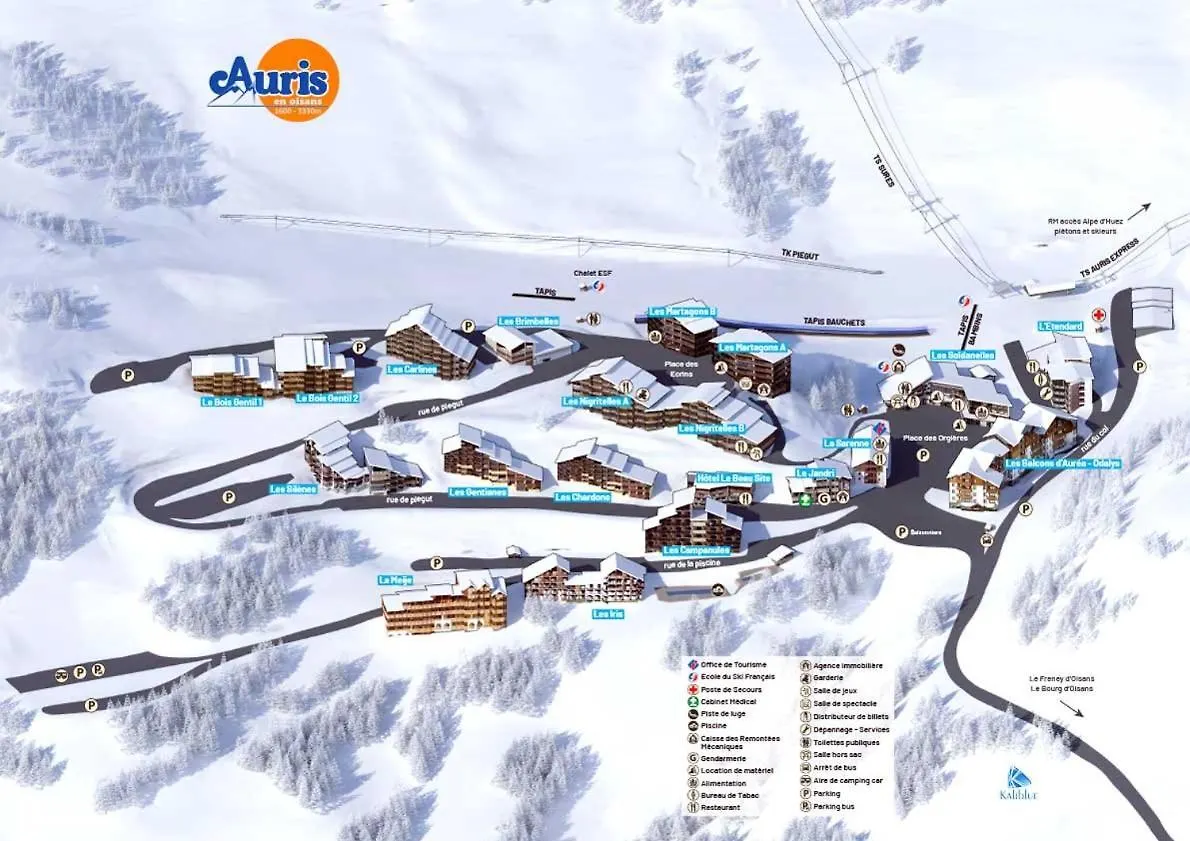 Auris En Oisans,Vue Sur Le Signial De L'Homme Apartment